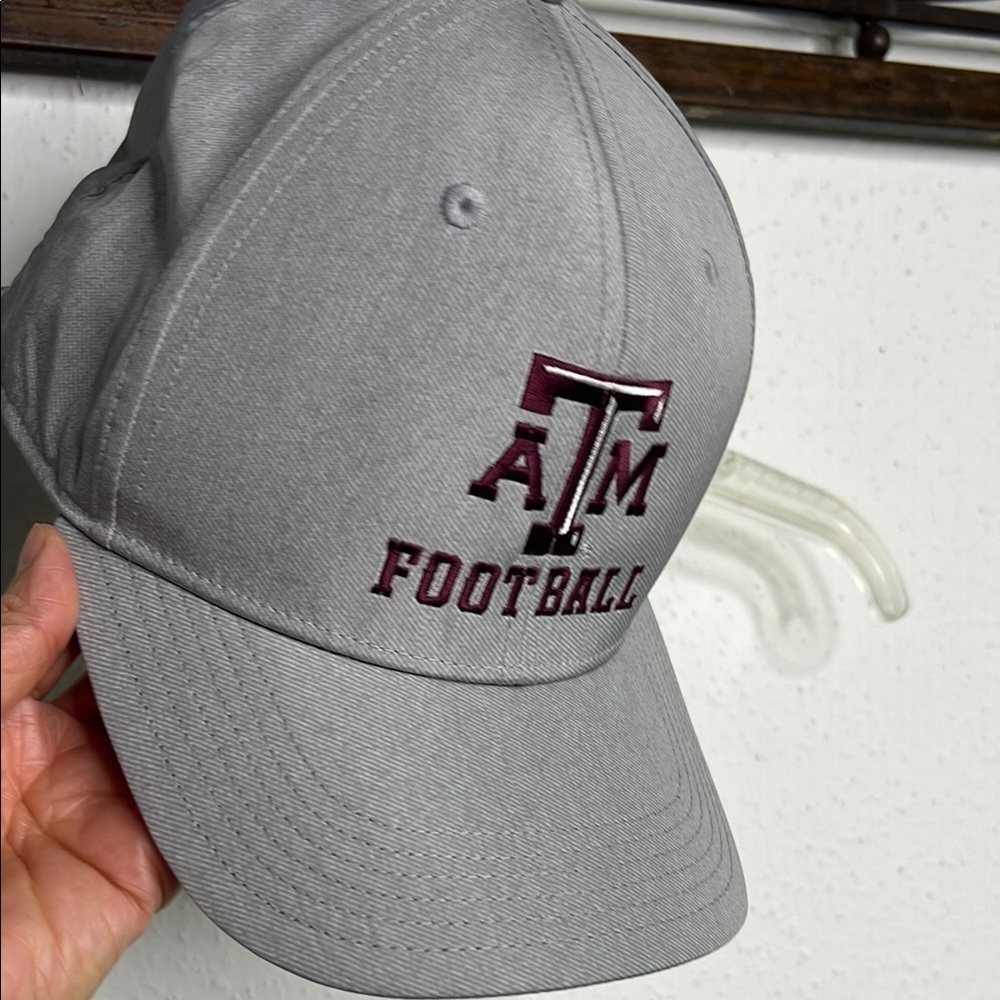 Adidas Originals Gray and Red Hat with Embroidered ATM Logo